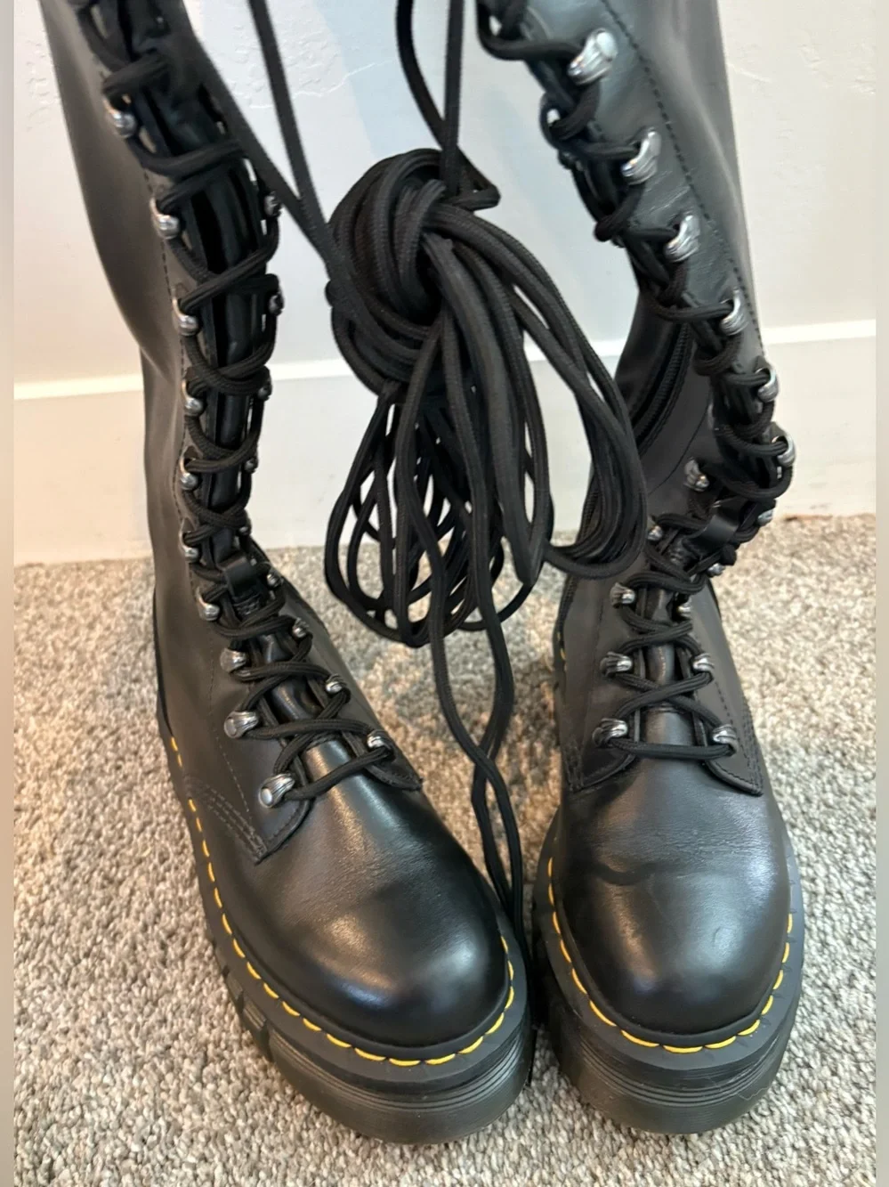 Dr. Martens Platform Audrick 221 XTRM Boots! LIKE NEW!